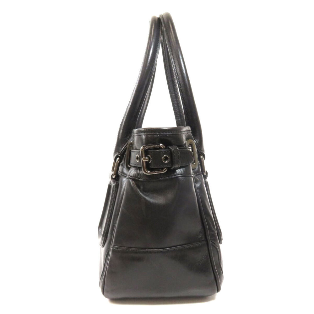 Burberry Blue Label Logo Plate Handbag Leather - Picture 3 of 11